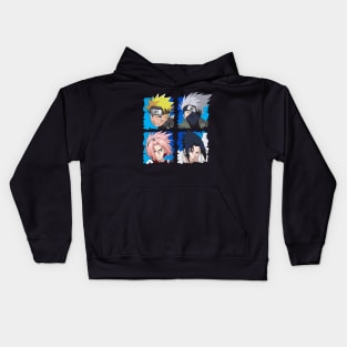 Team 7 anime fanart Kids Hoodie